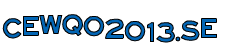 Cewqo2013 – Allt om vetenskapskonferenser!